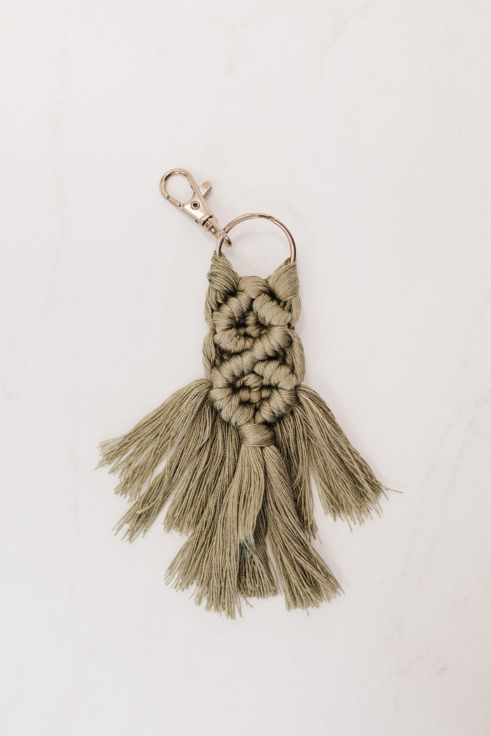 Cora Macrame Keychain - Final Sale