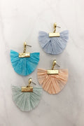 Crepe Fringe Earrings