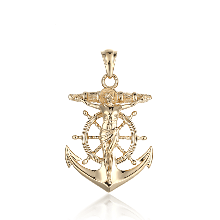 Crucified Jesus with Anchor