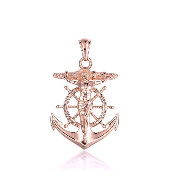 Crucified Jesus with Anchor