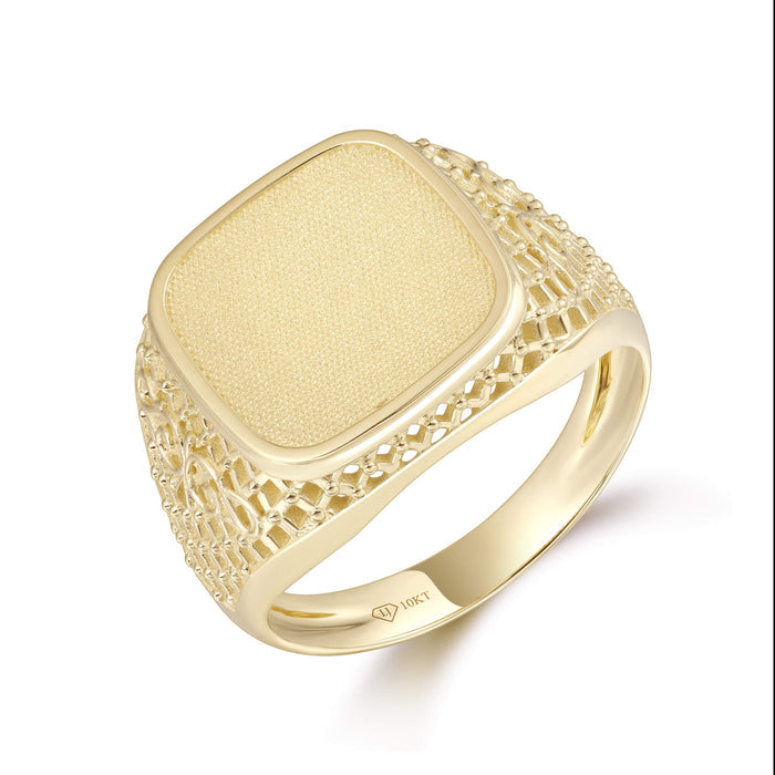 Cushion Signet Ring