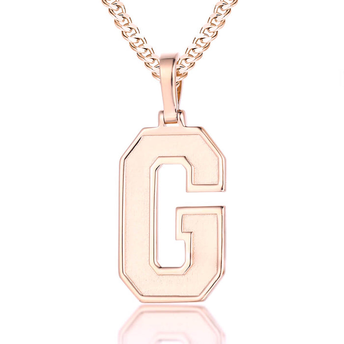 Customizable Varsity Letter Pendant