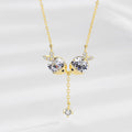 Cute necklace zircon necklace
