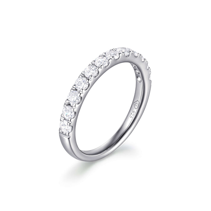 Dahlia Round Diamond Wedding Ring