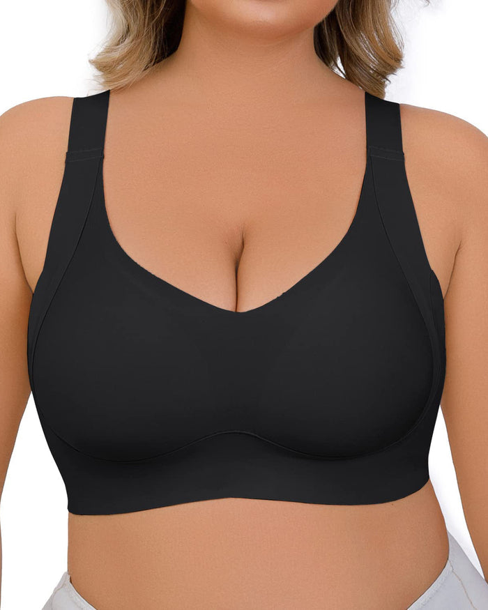Daily Comfort Wireless Shaper Bra Smooth Full Coverage Support Bra  - By Qivii