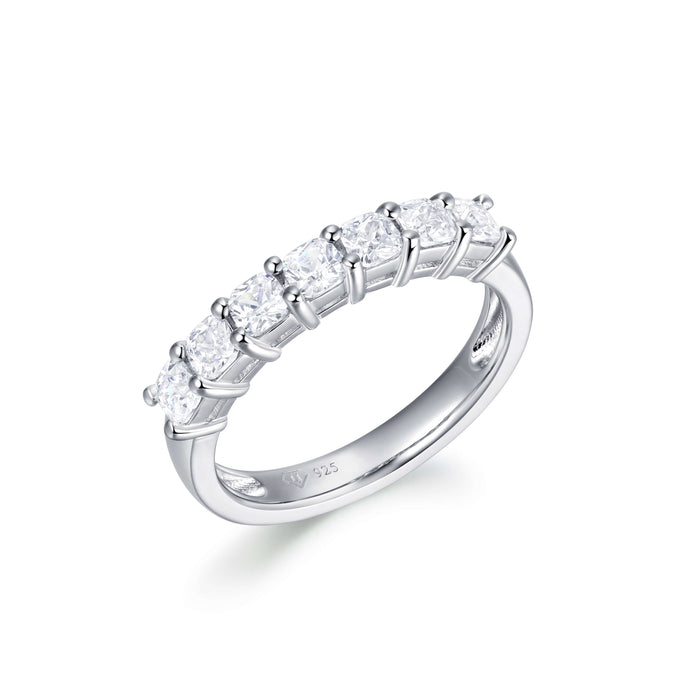 Delilah Cushion Diamond Wedding Ring