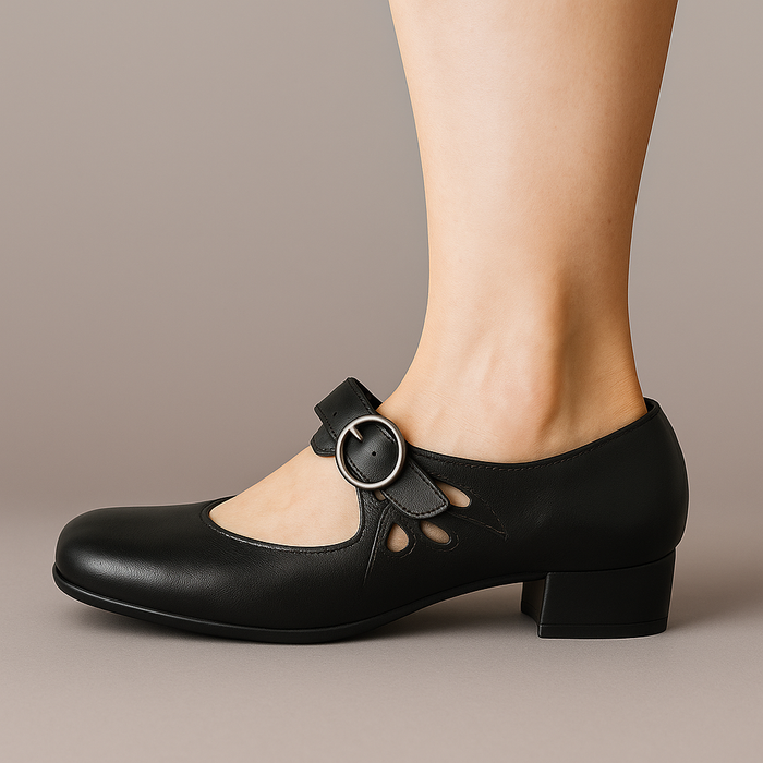 Denisa - Orthopädische Ledersandalen  - By Qivii