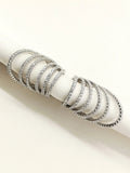 Dhavanjee White American Diamond Earcuffs