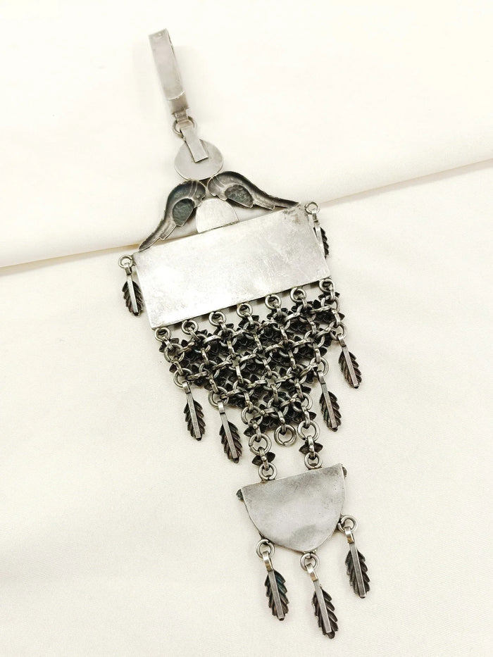 Dhyana Plain Oxidized Key Ring