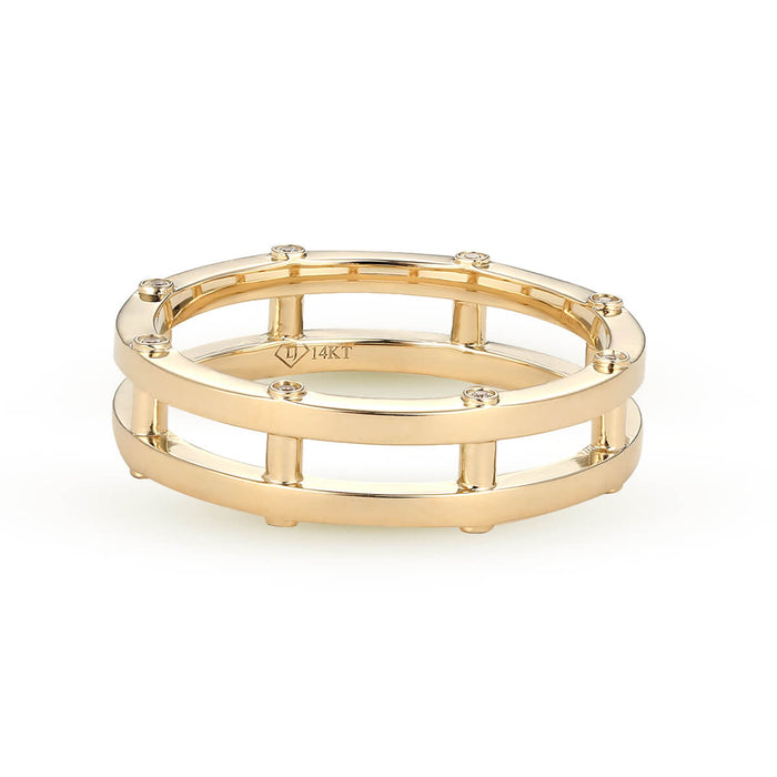 Diamond Bar Ring