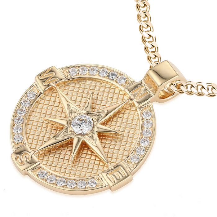 Diamond Compass pendant