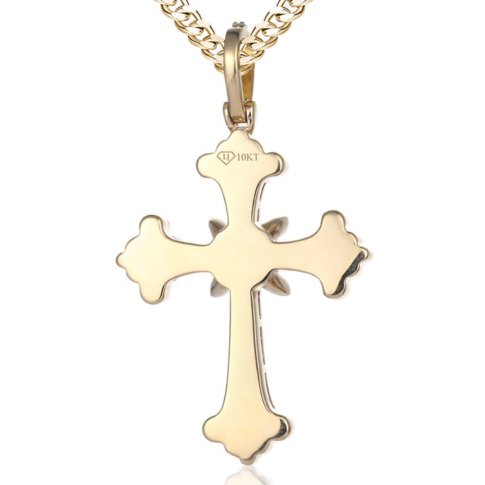 Diamond Greek Baptismal Cross