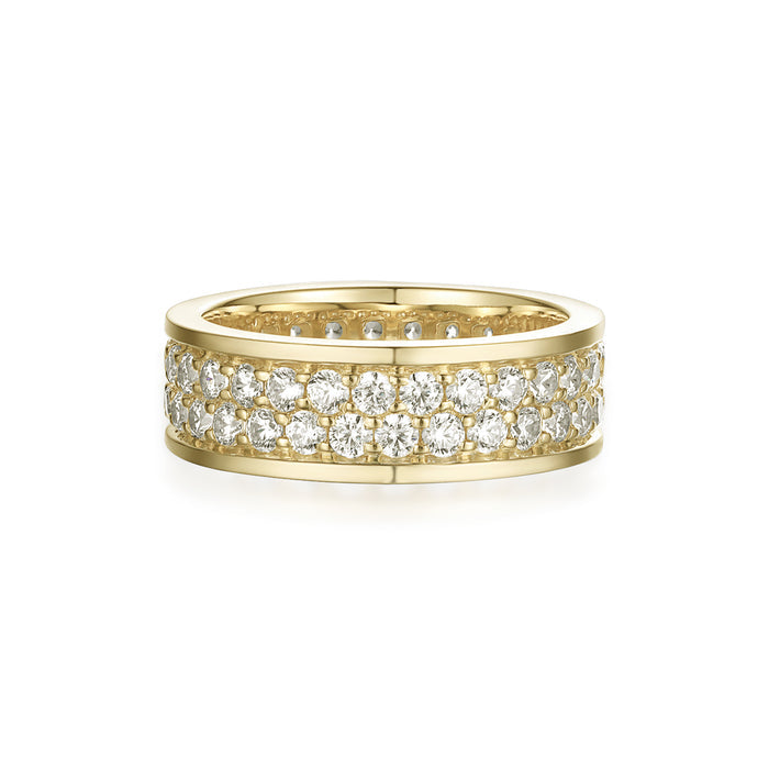 Diamond Horizon Men's Ring