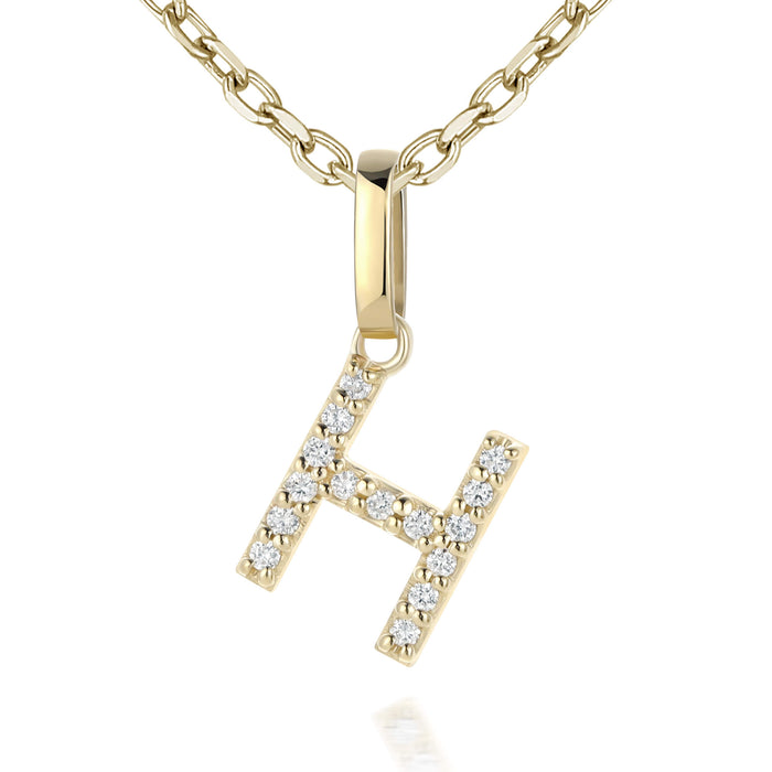 14kt Yellow Gold / H