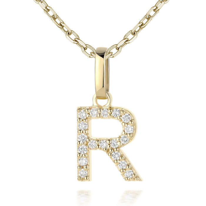 14kt Yellow Gold / R
