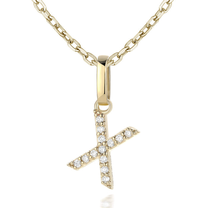 14kt Yellow Gold / X