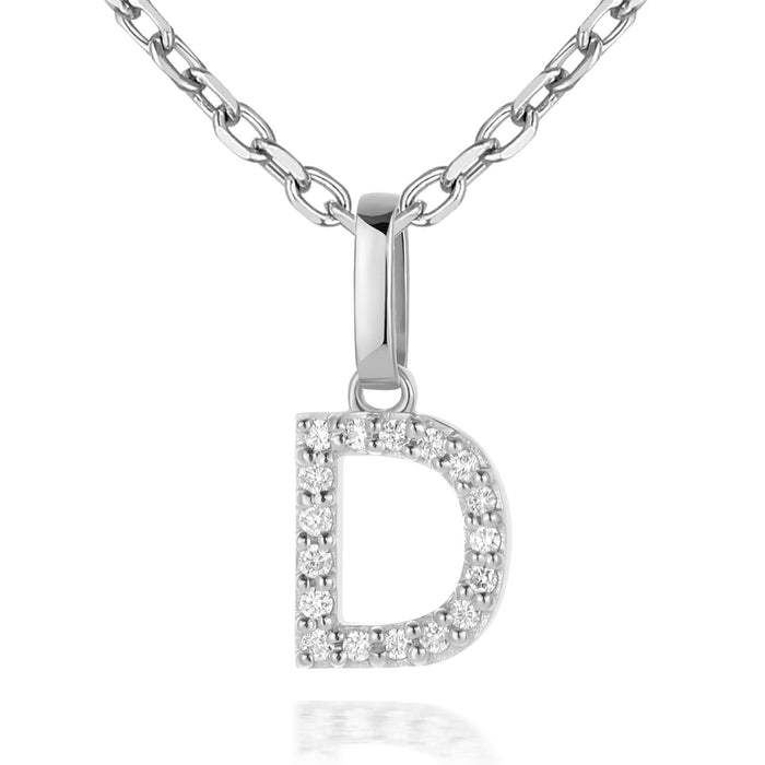 14kt White Gold / D