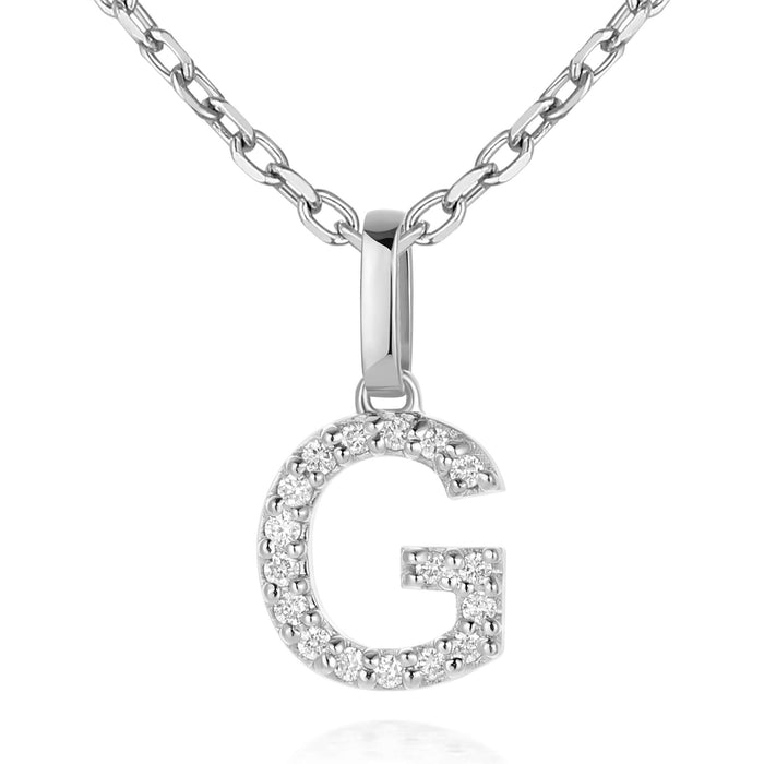 14kt White Gold / G