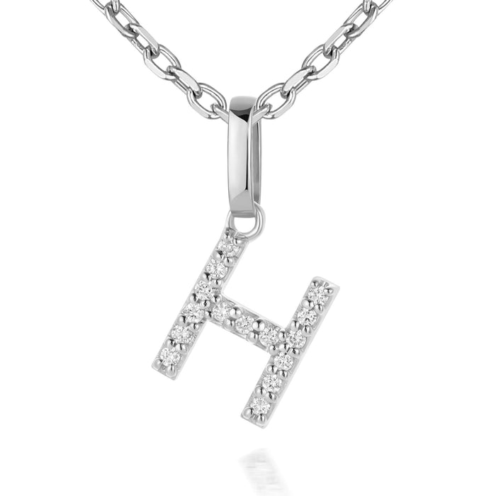 14kt White Gold / H