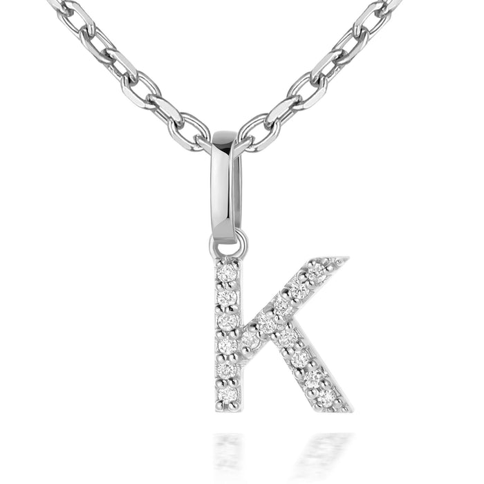 14kt White Gold / K