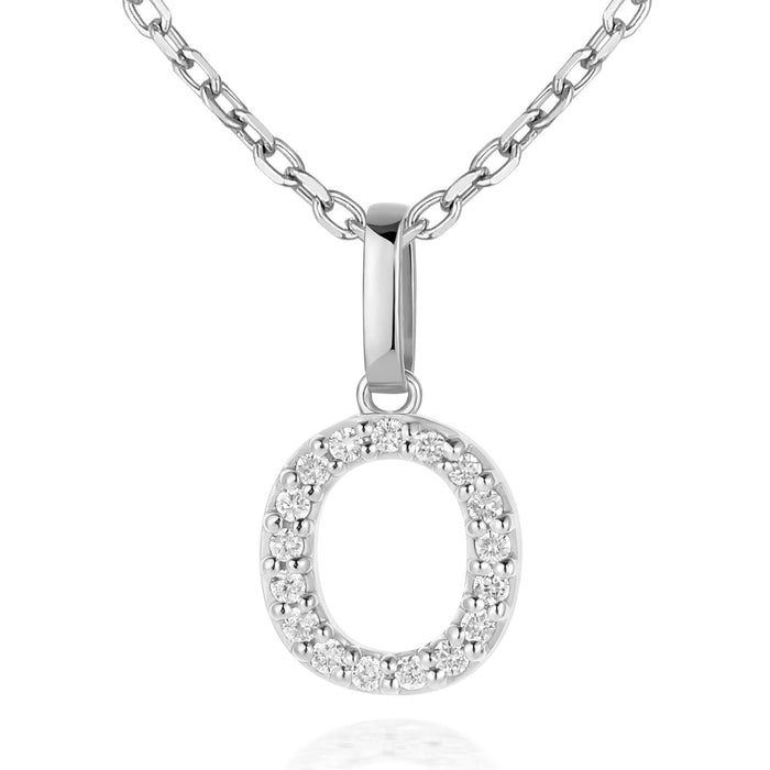 14kt White Gold / O