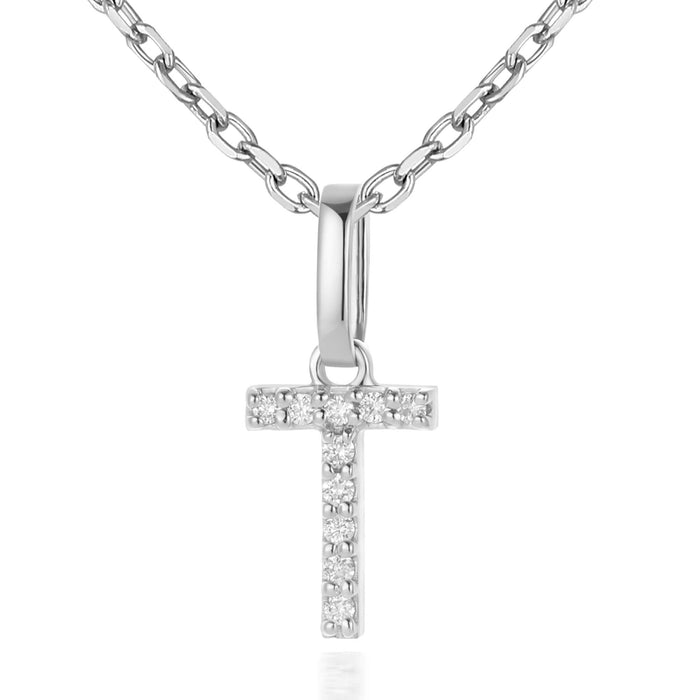 14kt White Gold / T