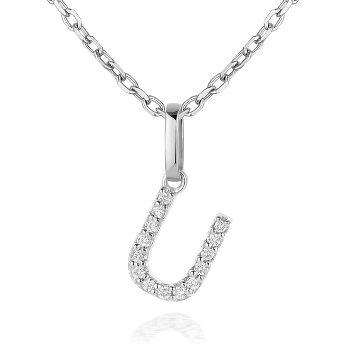 14kt White Gold / U