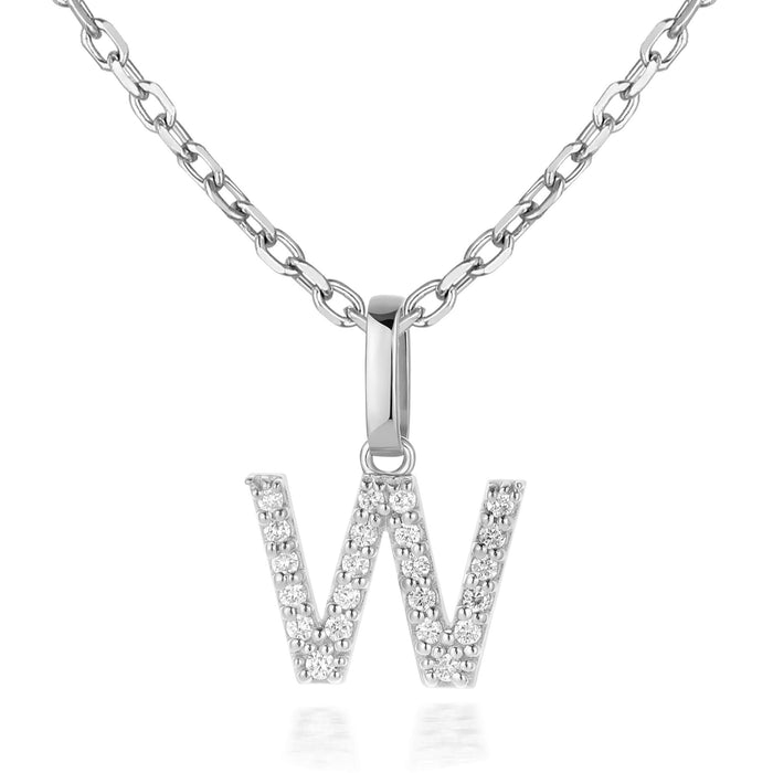 14kt White Gold / W