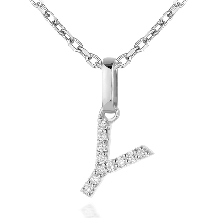 14kt White Gold / Y