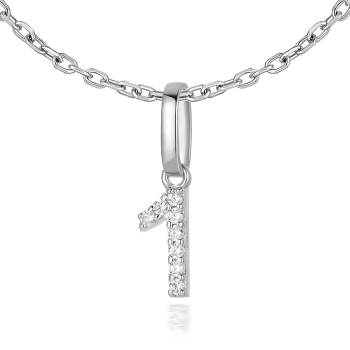 14kt White Gold / 1 / Cubic Zirconia (CZ)