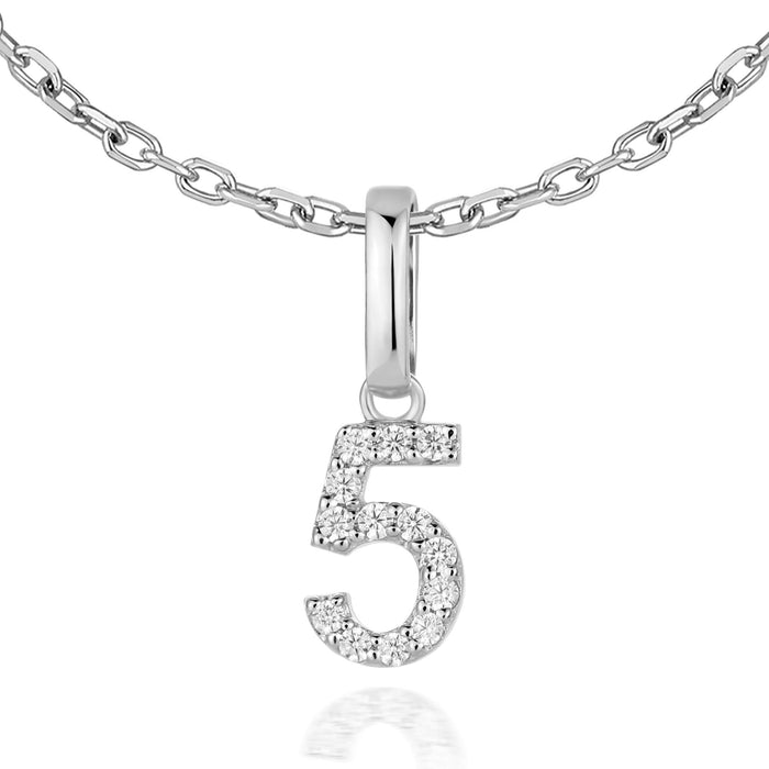 14kt White Gold / 5 / Cubic Zirconia (CZ)