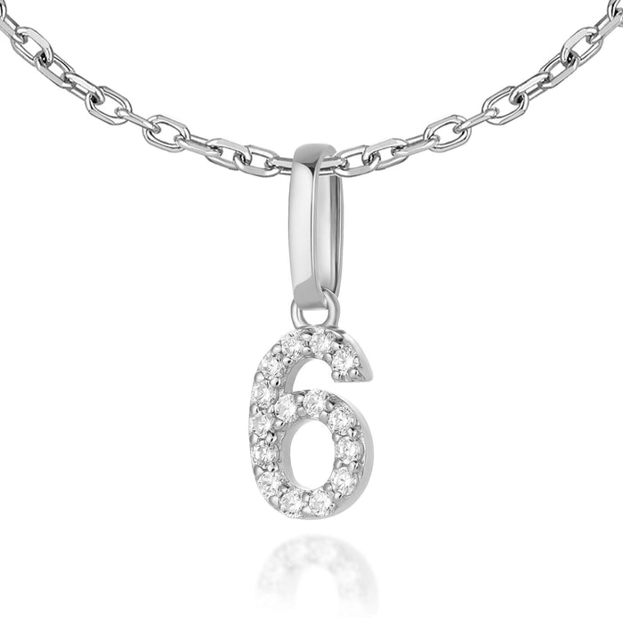 14kt White Gold / 6 / Cubic Zirconia (CZ)