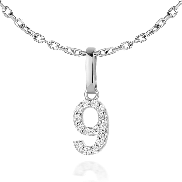 14kt White Gold / 9 / Cubic Zirconia (CZ)