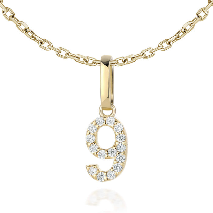 14kt Yellow Gold / 9 / Cubic Zirconia (CZ)