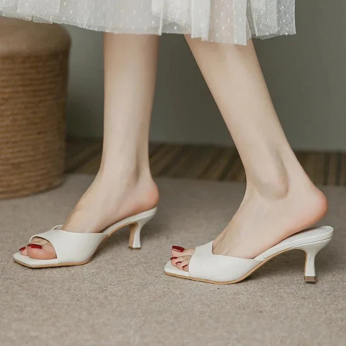 Divine Heel Sandals  - By Qivii