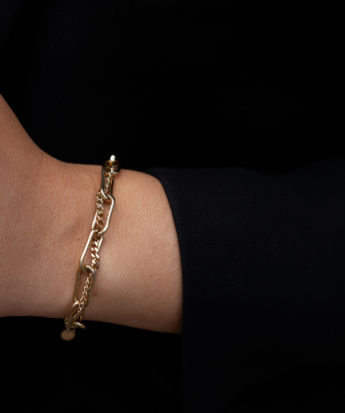 DOUBLE CHAIN BRACELET