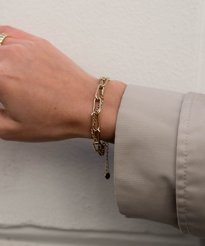 DOUBLE CHAIN BRACELET