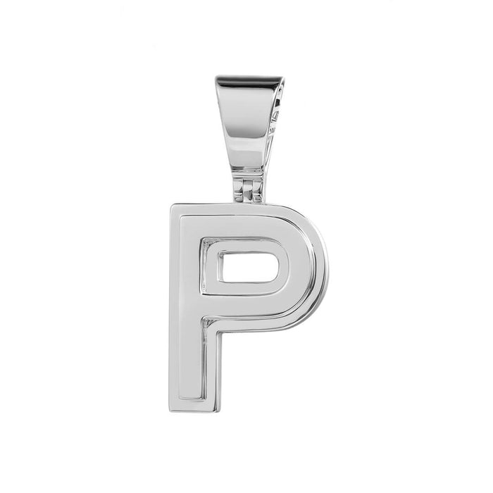 Double Layered Letter Pendant