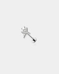 double star helix stud