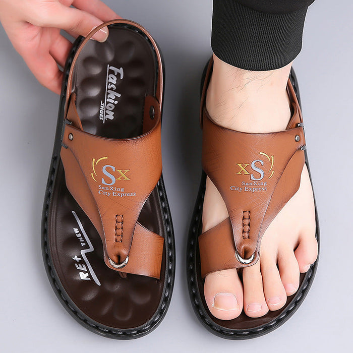 Drift Men’s 2-Way Summer Sandals – Convertible Slides with Adjustable Backstrap (US7-13)