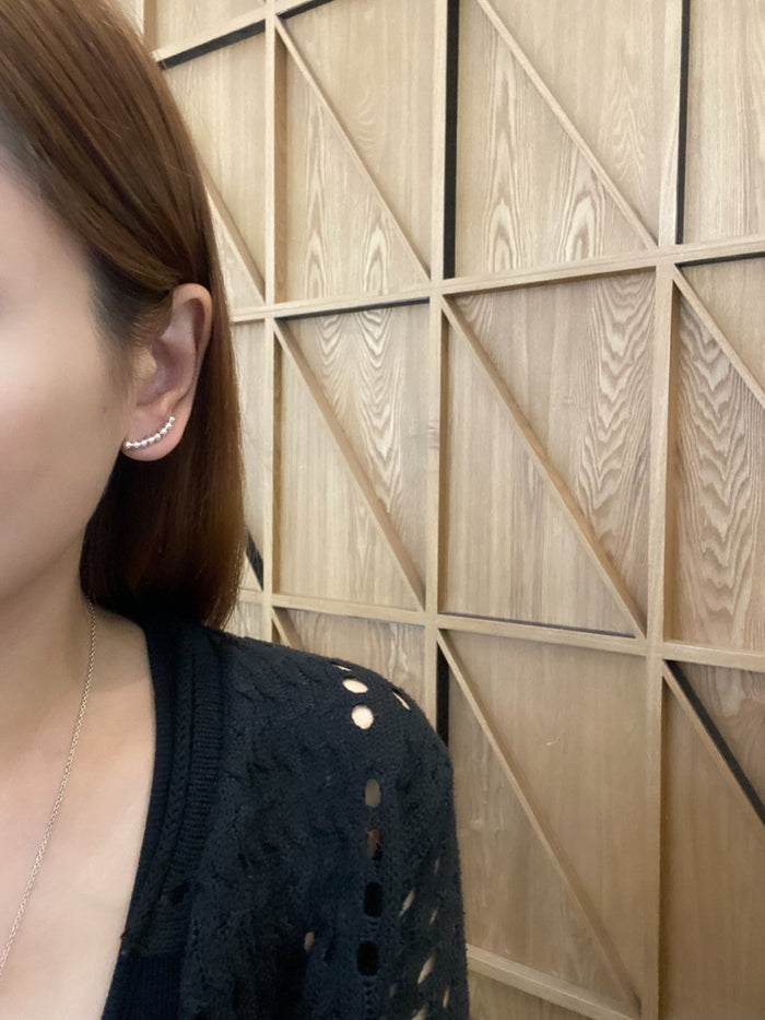 E1370 Shaped Bead Earrings