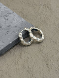 E1485 Hammered Antique Earrings