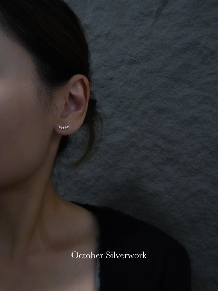 E1498 Smile Zircon Earrings