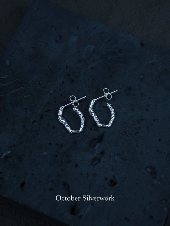 E1502 Rock Pattern Earrings