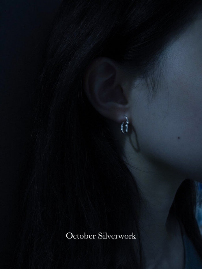 E1502 Rock Pattern Earrings