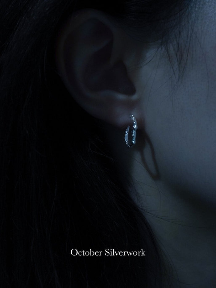 E1502 Rock Pattern Earrings
