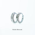 E1505 Rhombus Cut Lace Earrings