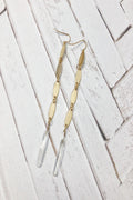 Elegant Long Crystal Earrings