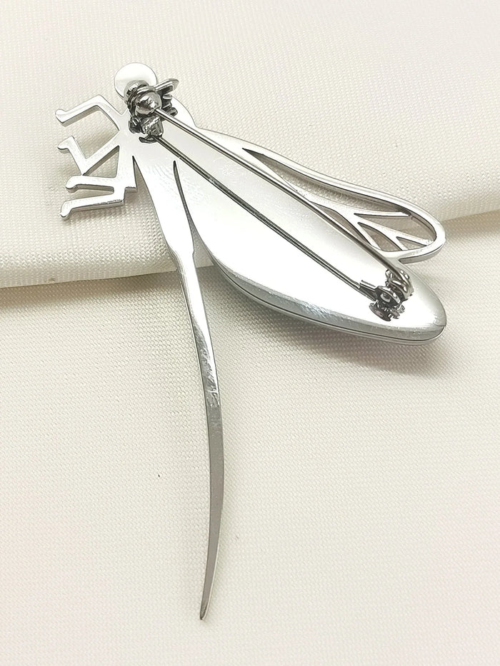 Ena Brown Dragonfly Brooch