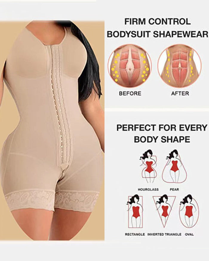 Fajas High Compression Post-surgica Short Girdle Shapewear - By Qivii